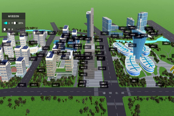 樓宇自控系統(tǒng)BIM可視平臺運行主狀態(tài)的實時顯示！